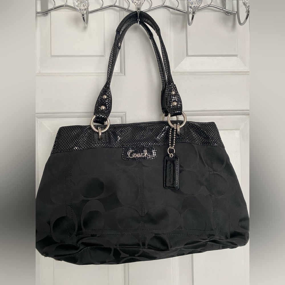 Black coach bag